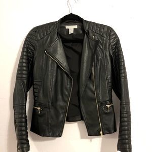 HM Black Leather Jacket